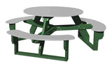Open Round Table for Versatile and Customizable Outdoor Round Table Seating