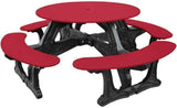 Cantina Round Table Outdoor Seating - Durable Outdoor Seating for 8
