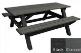 Deluxe Picnic Table – 6′ Durable Recycled Plastic Outdoor Seating