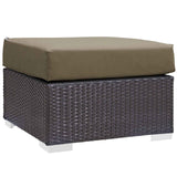 Patio Elegance Outdoor Sectional Set - 10-Piece Convene Lounge Set by Modway