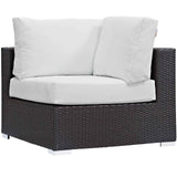 Patio Elegance Outdoor Sectional Set - 10-Piece Convene Lounge Set by Modway