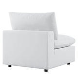 Commix Outdoor Sectional Sofa 5 Piece Sunbrella® White Collection at Patio Elegance