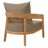 Brisbane Teak Outdoor Patio Set - Stylish 3-Piece Design by Modway