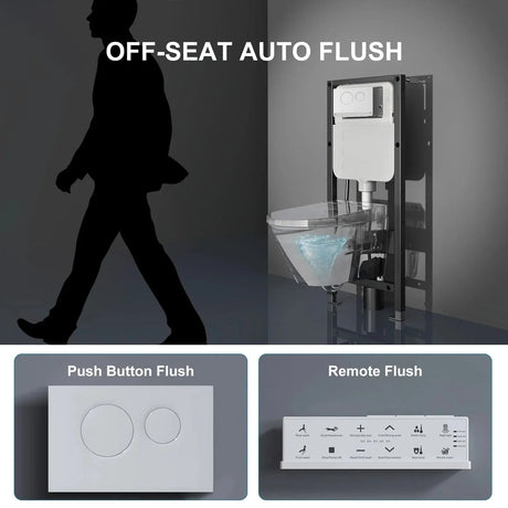 HOROW G10 Wall Mounted Smart Toilet with Concealed Tank