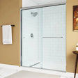 HOROW 59 Inch Glass Shower Door Sliding Chrome Shower Door Model BE5972-CH