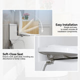 HOROW T0338W Elongated One Piece Toilet With Bidet Toilet Seat Model BT0338W