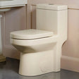 HOROW 8733BC Compact Biscuit Color Toilet with Dual Flush