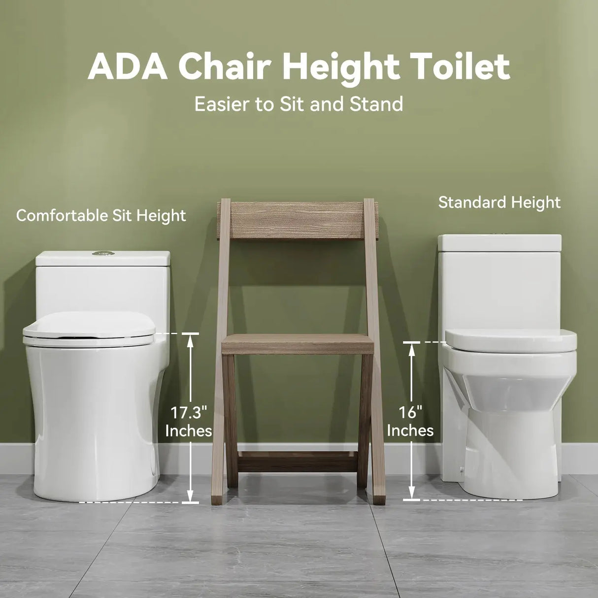 HOROW T0338W-BD Low Tank One-Piece Toilet with Cold Water Wash