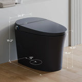 Factory HOROW T36 Black Tankless Toilet with Pump