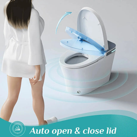 Supplier HOROW T37 10 Inch Rough-In Tankless Smart Toilet