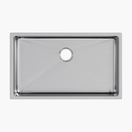 HOROW Stainless Steel Undermount Sink 32 Inch Kitchen Farm Sink Model HR-MS3219D
