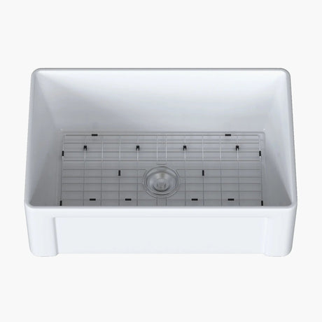 HOROW Farmhouse Kitchen Sink Reversible Single Bowl Model HR-S0185W