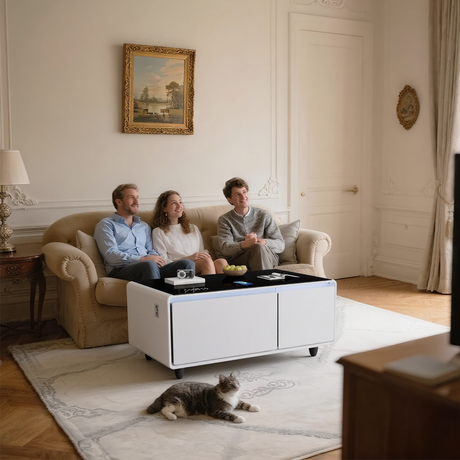 Livtab LT90 Pro Smart Coffee Table with Fridge