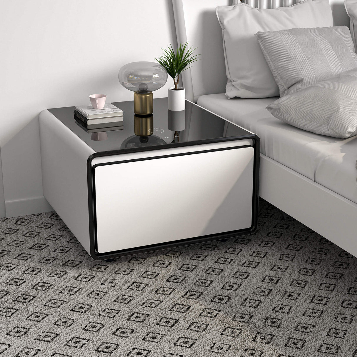 Livtab LT60 Smart Nightstand with Fridge
