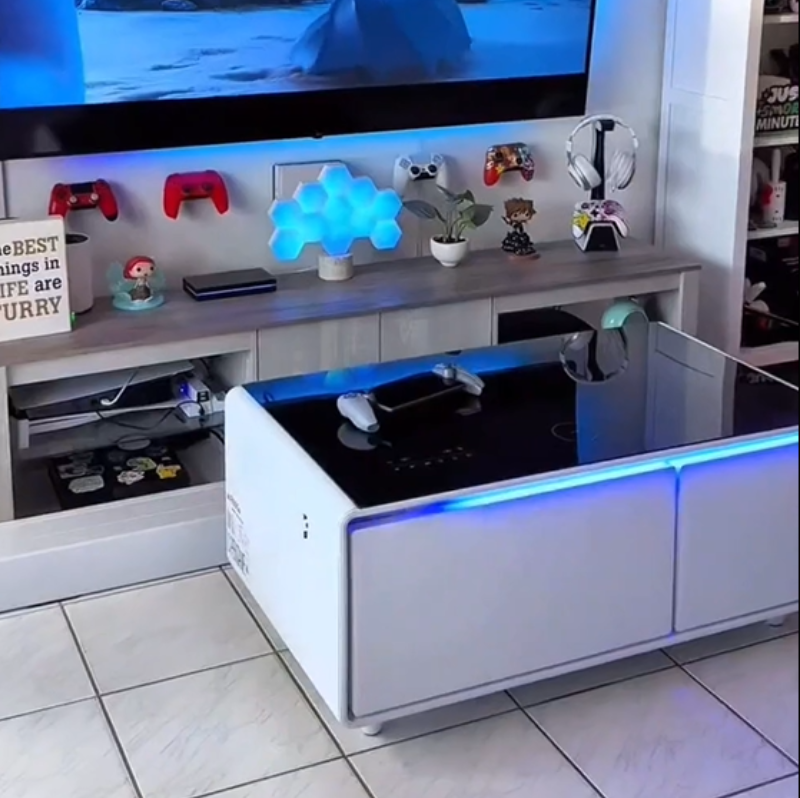 Livtab LT90 Pro Smart Coffee Table with Fridge