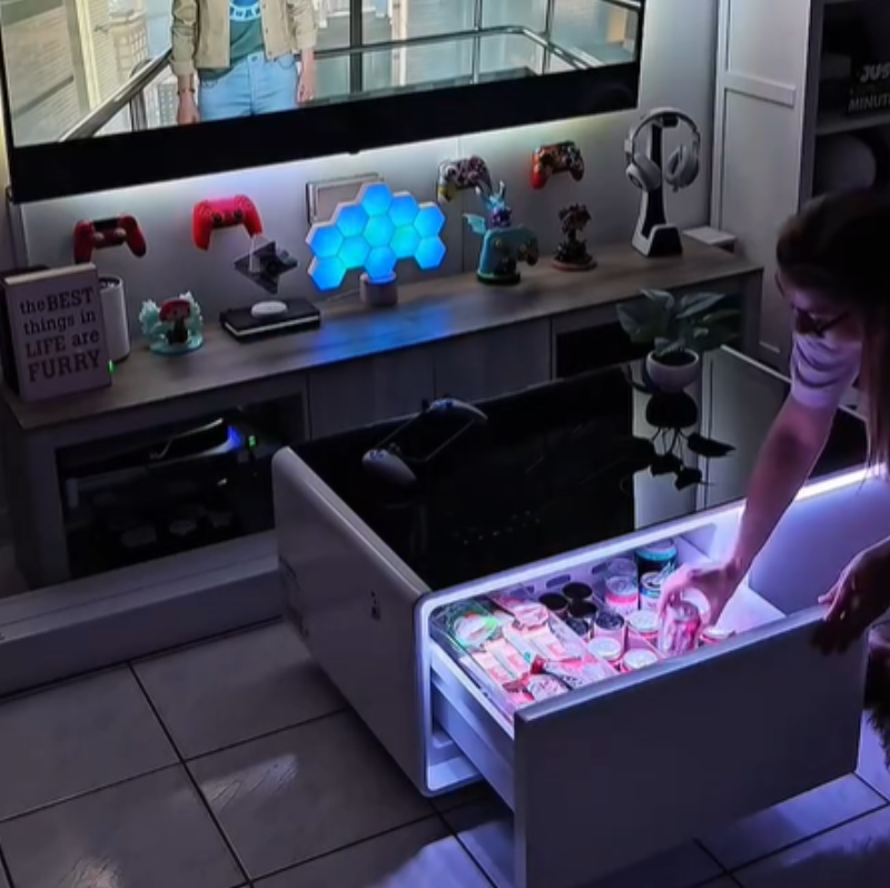 Livtab LT90 FreezerX Smart Coffee Table with Fridge and Freezer