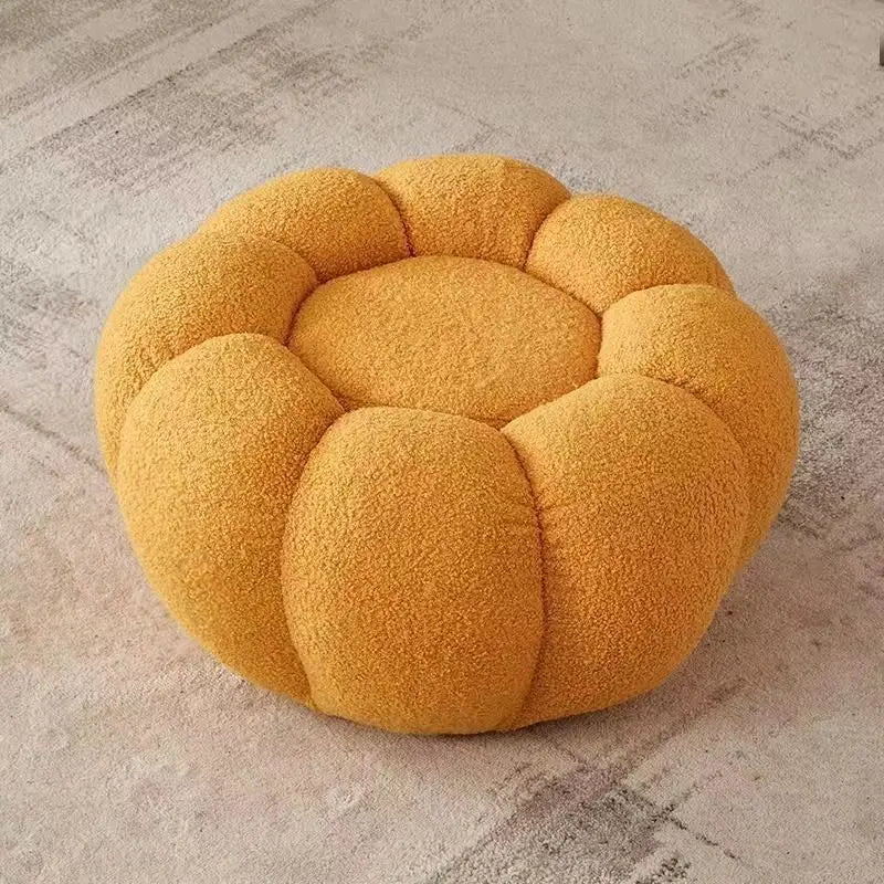 Pumpkin Stool Ottoman