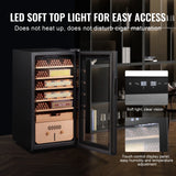 Spanish Cedar Wood Electric Cigar Humidor 82L