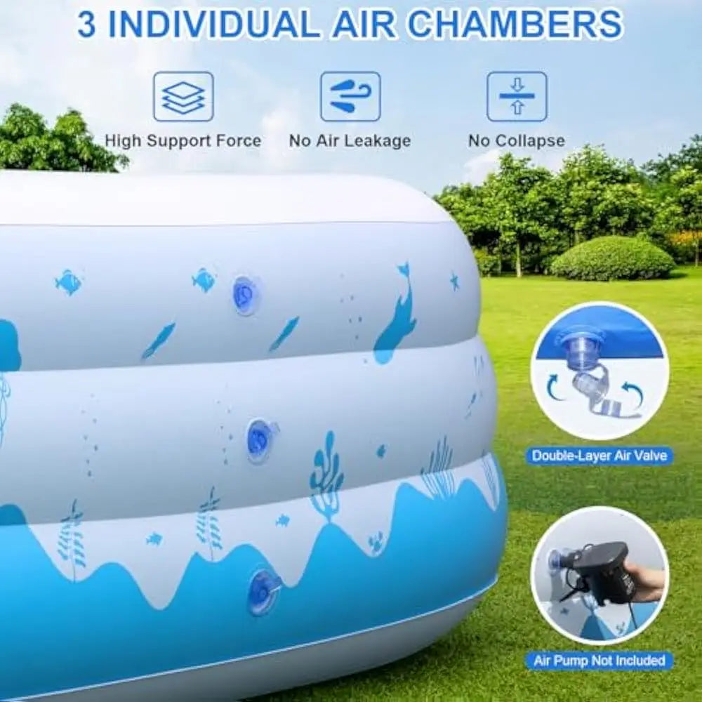 Large Inflatable Pool With Lights