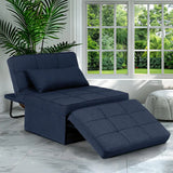 Convertible Sofa Bed,4-in-1 Multi-Functional Futon Chair Bed, Folding & No Installation Sofa Couch with Adjustable Backrest