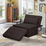 Convertible Sofa Bed,4-in-1 Multi-Functional Futon Chair Bed, Folding & No Installation Sofa Couch with Adjustable Backrest