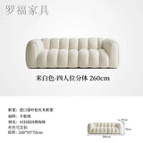 Elegant Puff Living Room Sofa