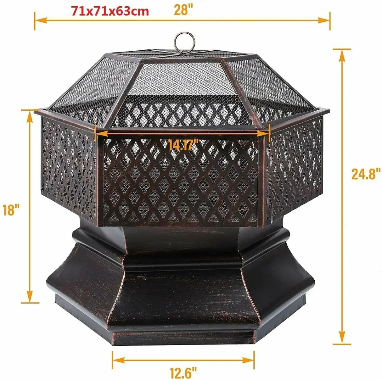 Outdoor Steel Brazier 26/28/30