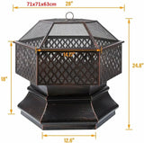 Outdoor Steel Brazier 26/28/30