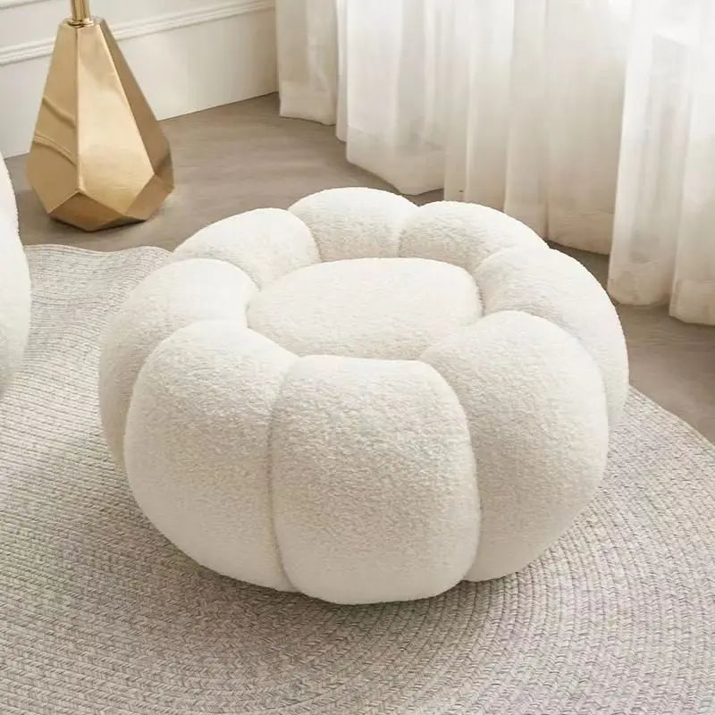 Pumpkin Stool Ottoman