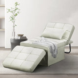 Convertible Sofa Bed,4-in-1 Multi-Functional Futon Chair Bed, Folding & No Installation Sofa Couch with Adjustable Backrest