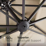 Cantilever Patio Umbrella with 360° Rotation