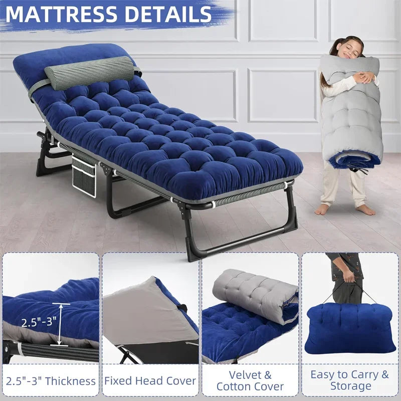 Camping Cot with Mattress