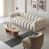 Elegant Puff Living Room Sofa