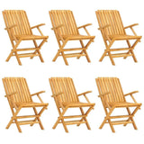 Natural Teak Solid Wood Foldable Garden Dining Set