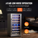 Wine Cooler Dual Zone Temperature