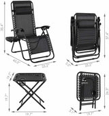 Sun Lounger Set with Table