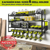4 Layer Heavy Duty Metal Power Tool Storage Rack