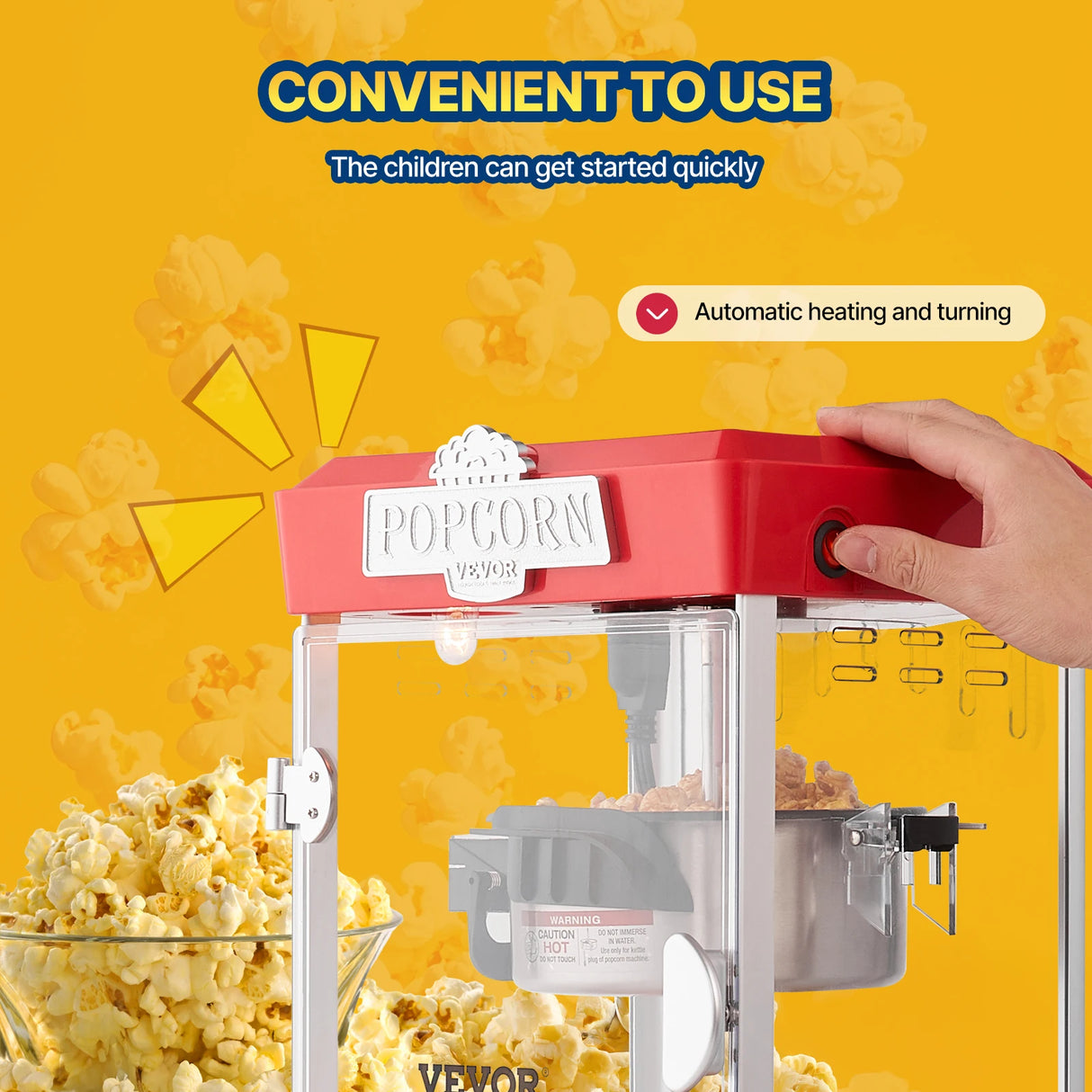 Tabletop Popcorn Maker 1.5 Gal per Batch