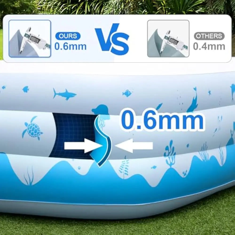 Large Inflatable Pool With Lights
