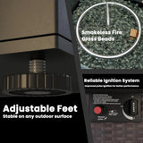 Propane Outdoor Fire Pit Table
