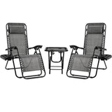 Sun Lounger Set with Table
