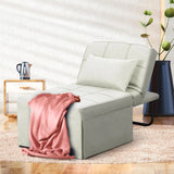 Convertible Sofa Bed,4-in-1 Multi-Functional Futon Chair Bed, Folding & No Installation Sofa Couch with Adjustable Backrest