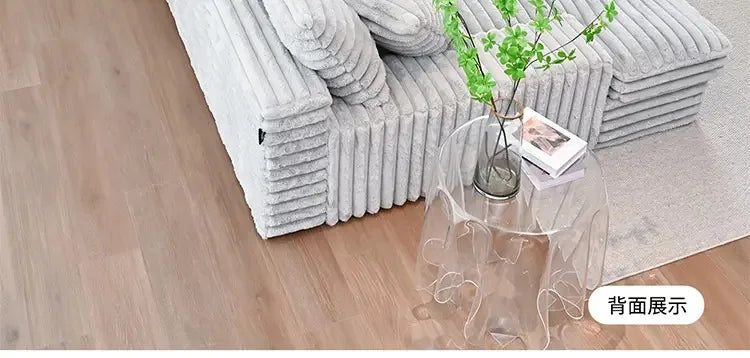Thick Striped Cloud Vacuum Compression Lazy Sofa