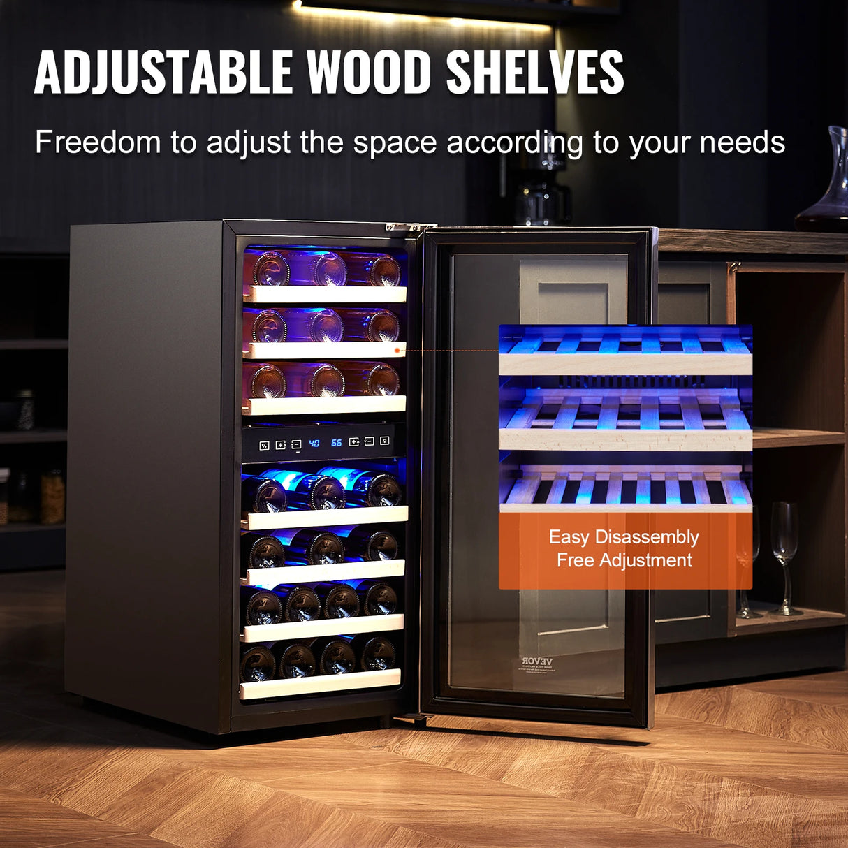 Wine Cooler Dual Zone Temperature