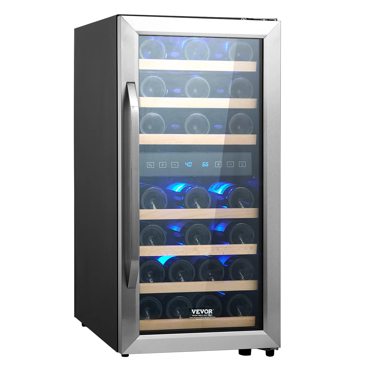 Wine Cooler Dual Zone Temperature