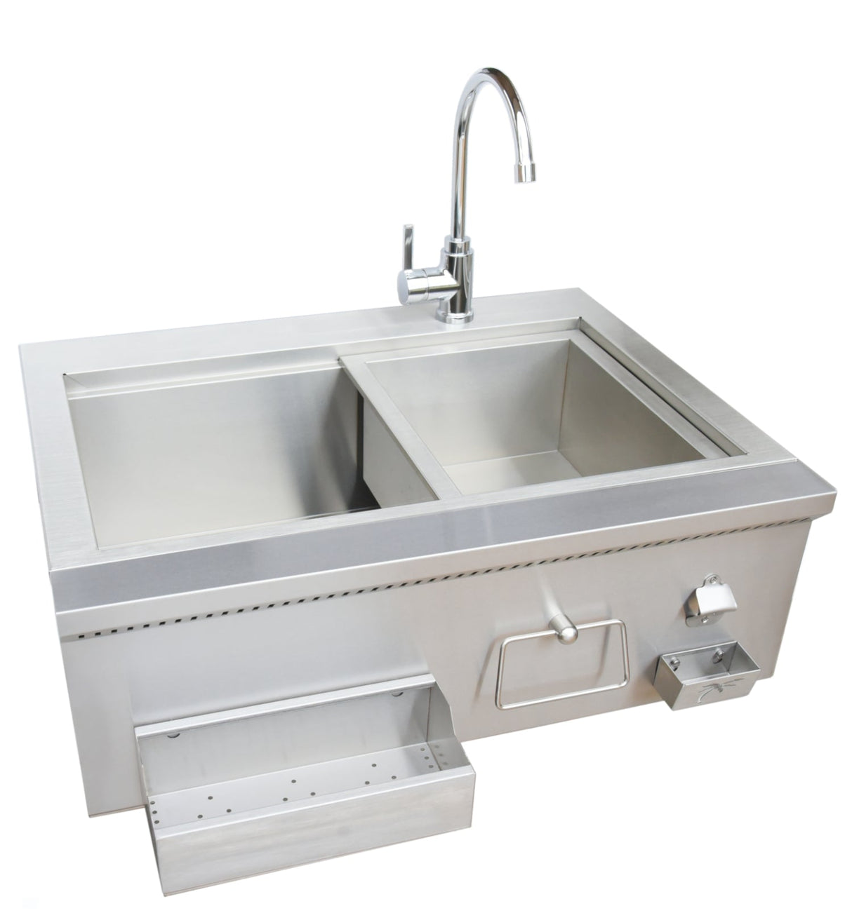 KoKoMo 30" Built-In Cocktail Station With Sink Bottle Opener and Ice Chest