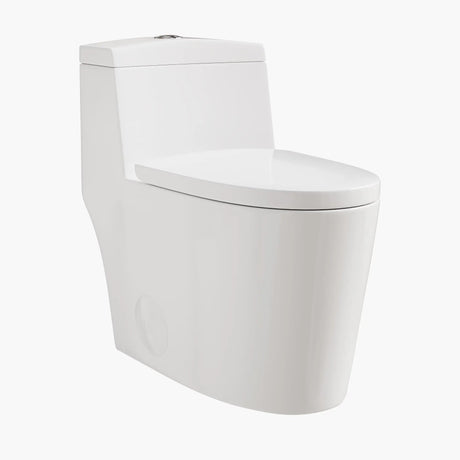 Wholesale HOROW T0280W Low Tank One-Piece Toilet with Dual Flush