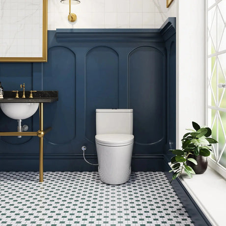 HOROW T0307W Elongated One-Piece Toilet with Dual Flush – Manufacturer Supply
