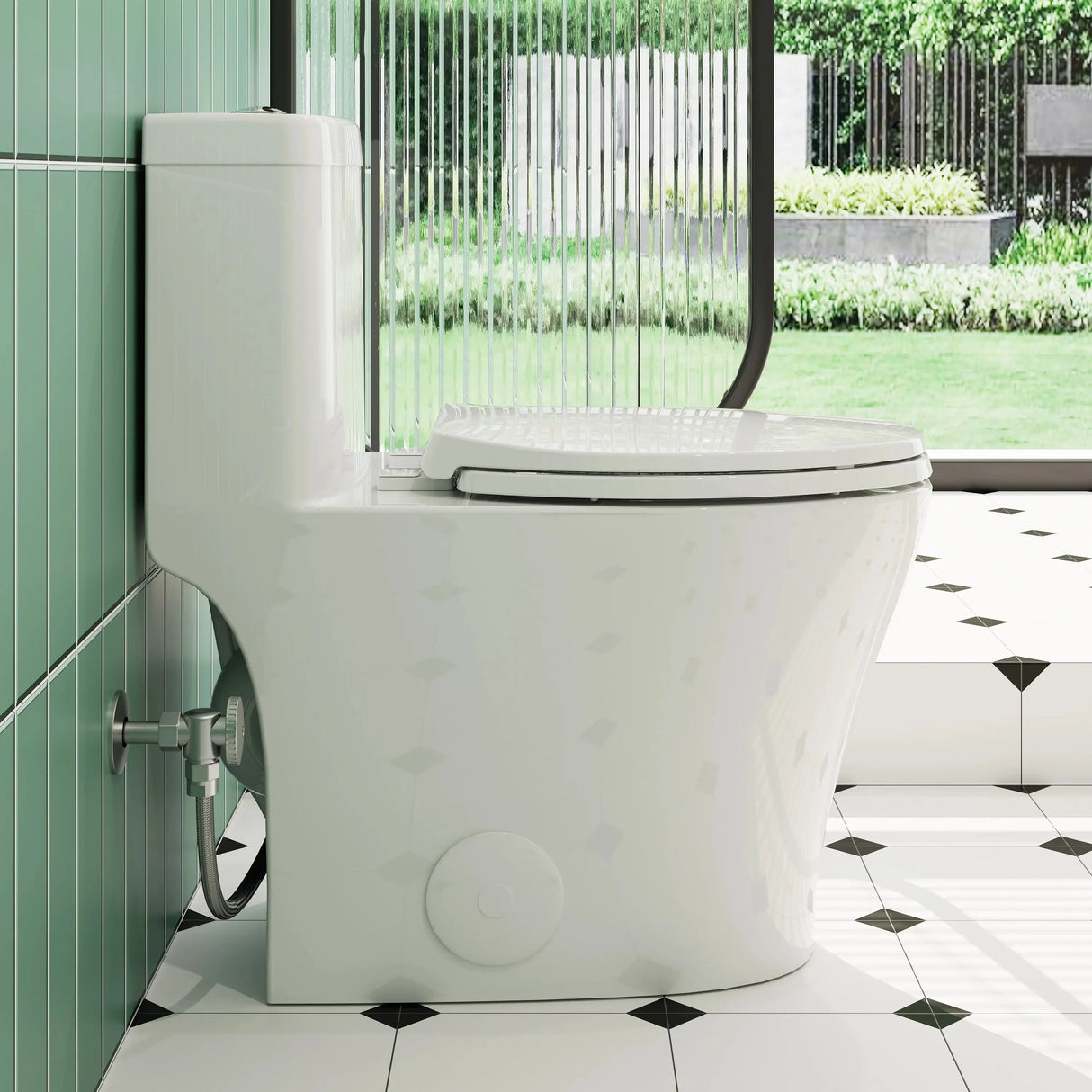 TOP Rated HOROW T0338W One Piece Toilet with Dual Flush
