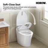 High Quality HOROW T10 Tankless Smart Toilet with Dual Flush and Cold Wash